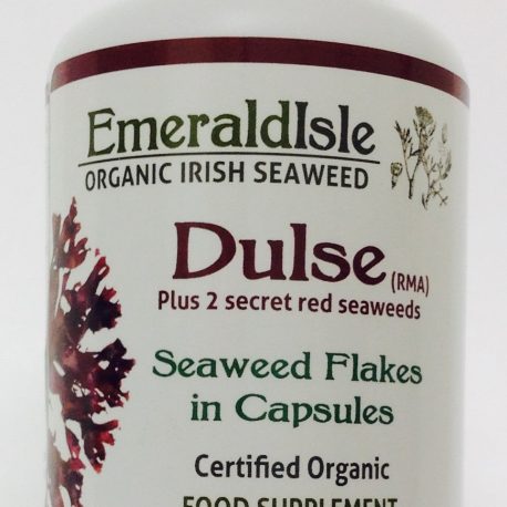 Seaweed capsules containing three strains of red seaweed